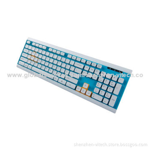 Chocolate Keyboard, RF Fashion Design, OEM and ODM Acceptable